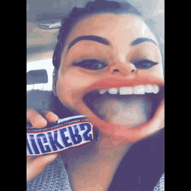 Snicker Snickers GIF - Snicker Snickers Prettylilmzgrace GIFs