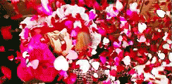 Oh Em Gee GIF - Happy Valentines Day Surprise Roses GIFs