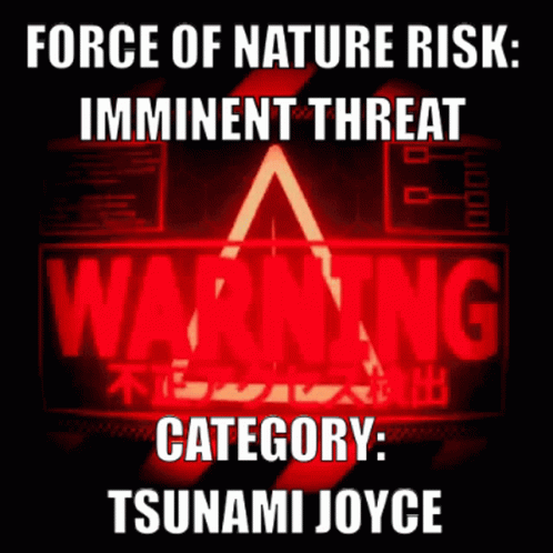 Joyce Warning Tsunami Joyce GIF - Joyce Warning Tsunami Joyce Force Of Nature GIFs