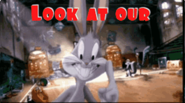 Space Jam Look At Our Facilities GIF