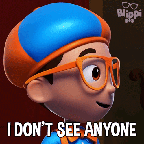 I Don'T See Anyone Blippi GIF - I Don'T See Anyone Blippi Blippi Wonders - Educational Cartoons For Kids GIFs