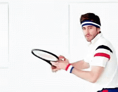 Jake Gyllenhaal Swing GIF - Jake Gyllenhaal Swing Tennis GIFs