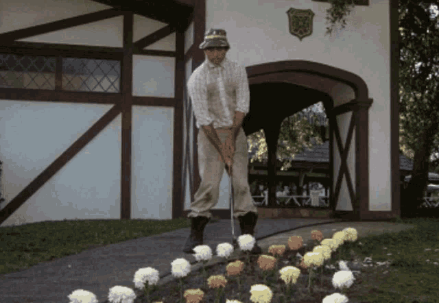 Caddy Shack Golf GIF - Caddy Shack Golf Flower GIFs