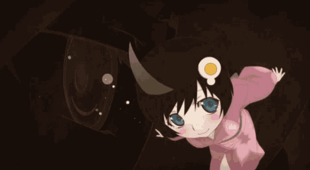 a little girl with blue eyes and a thought bubble with an egg on it