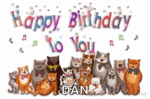 Happy Birthday Geburtstag GIF - Happy Birthday Geburtstag Cats GIFs