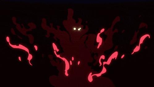a cartoon drawing of a person covered in a black liquid