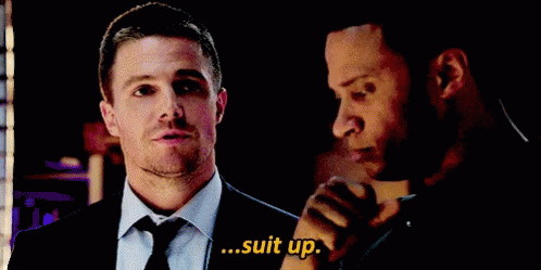 Real Oliver Stephen Amell GIF - Real Oliver Stephen Amell Suit Up GIFs