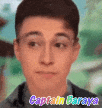 a picture of a man with the name captain baraya written on it