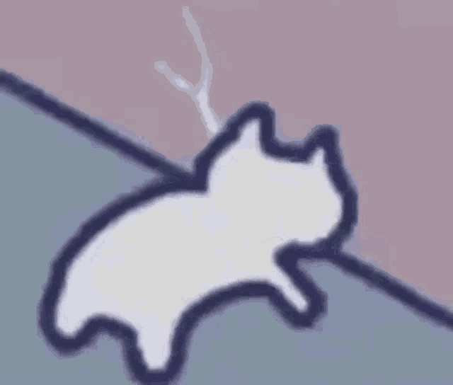 a cartoon dog is laying on the ground with a yellow star behind it .