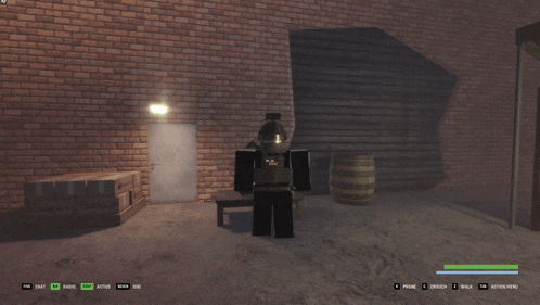 a screenshot of a video game shows a character with a gun