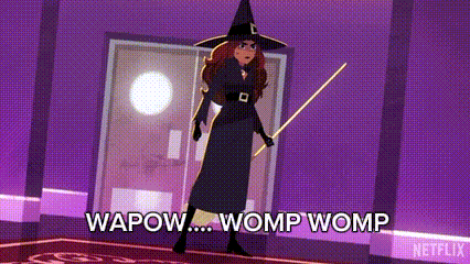 Wapow Womp Womp GIF - Wapow Womp Womp Broom Stick GIFs