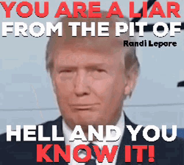 Randi Lepore Donald Trump GIF - Randi Lepore Donald Trump Liar GIFs
