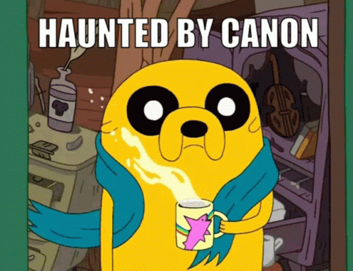 Canon Fanfiction GIF - Canon Fanfiction Haunted By Canon GIFs