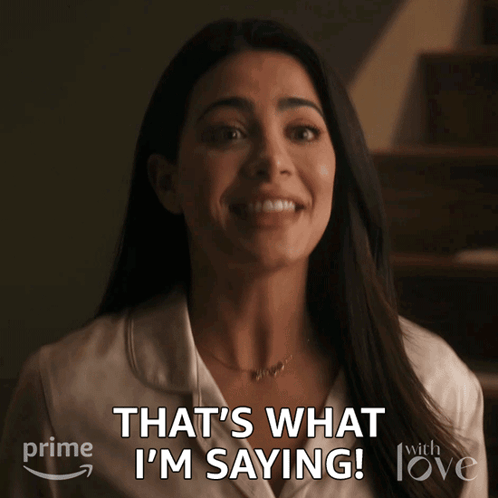 That'S What I'M Saying Lily Diaz GIF - That'S What I'M Saying Lily Diaz Emeraude Toubia GIFs