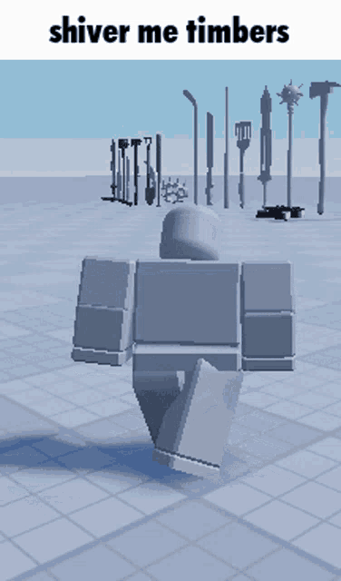 a screenshot of a video game with the words shiver me timbers at the top