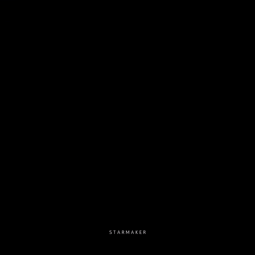 a black background with white letters that say them