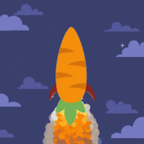 Carrot Rocket GIF - Carrot Rocket Lizard GIFs