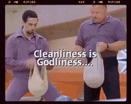 Cleanliness Godliness GIF - Cleanliness Godliness Bowling GIFs
