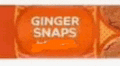 a box of ginger snaps is sitting on a table .