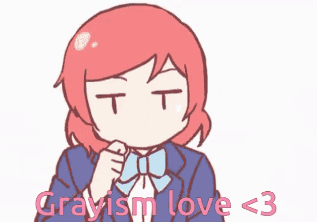grayism love < 3 is written on the bottom of this cartoon
