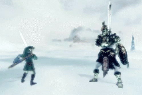 Zelda Sword Fight GIF - Zelda Sword Fight Duel GIFs