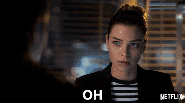 a netflix ad shows a woman looking at another woman