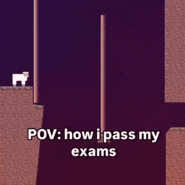a picture of an explosion with the words " pov : now pass my exams " at the bottom