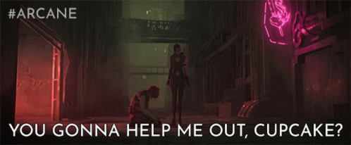 You Gonna Help Me Out Vi GIF - You Gonna Help Me Out Vi Caitlyn Kirraman GIFs