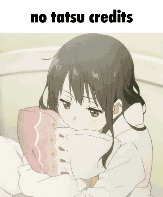 a picture of a girl with the words no tatsu credits