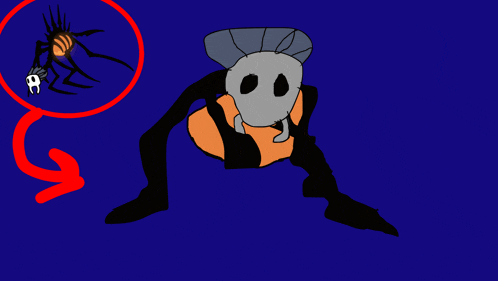 a drawing of a skeleton with a skull on its head