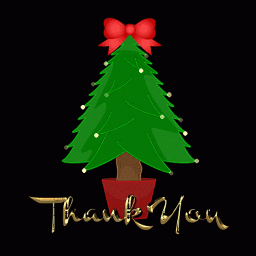 Thank You Christmas Tree GIF - Thank You Christmas Tree Christmas GIFs