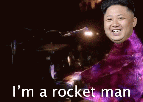 Im A Rocket Man GIF - Kim Jong Un GIFs