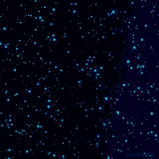 a black background with a lot of blue and purple stars