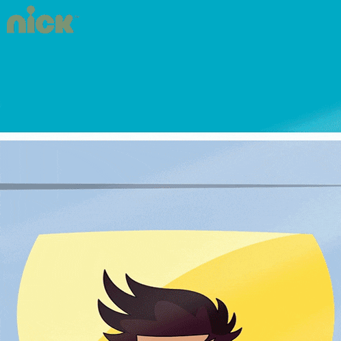a cartoon drawing of a man with the word nick on the bottom