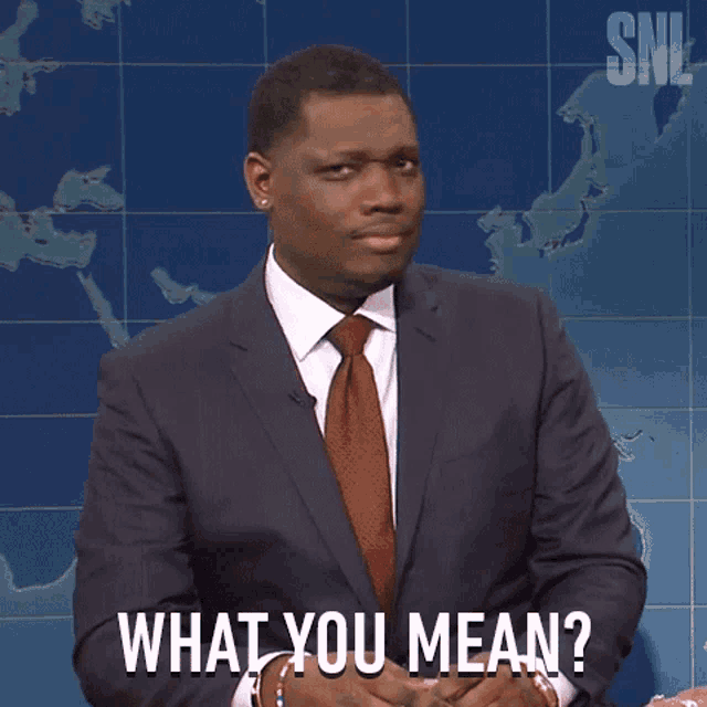 What You Mean Michael Che GIF - What You Mean Michael Che Saturday Night Live GIFs