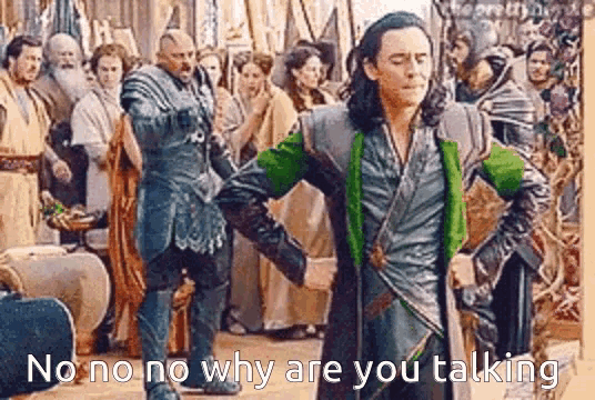 No Loki GIF - No Loki Why Are You Talking GIFs