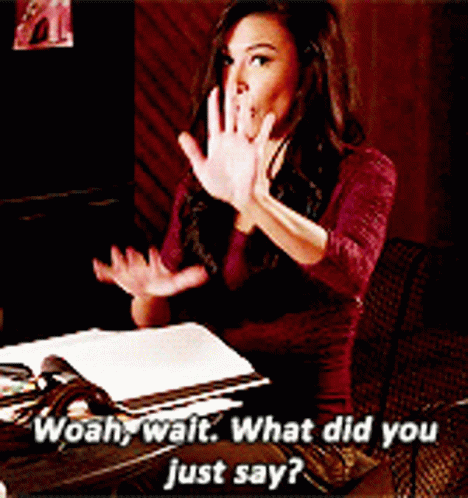 Glee Santana Lopez GIF - Glee Santana Lopez Woah Wait What Did You Just Say GIFs