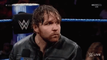Dean Ambrose Not Impressed GIF - Dean Ambrose Not Impressed Not Funny GIFs