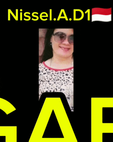 a woman wearing sunglasses and a leopard print shirt is on a poster that says ' ijin gabung ' on it