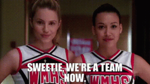 Glee Quinn Fabray GIF - Glee Quinn Fabray Sweetie Were A Team Now GIFs