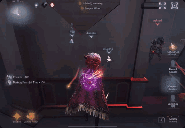 a screenshot of a video game that says " destroy peaceful pine +200 "
