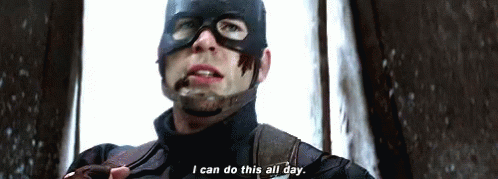 Captain America I Can Do This GIF - Captain America I Can Do This I Can Do This All Day GIFs