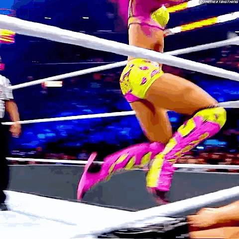 Sasha Banks Double Knees GIF - Sasha Banks Double Knees Alexa Bliss GIFs