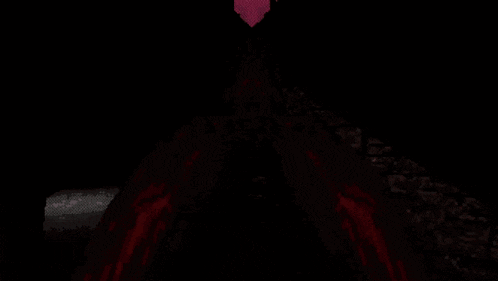 a computer generated image of a red and white painting