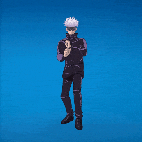 a man with white hair and sunglasses is dancing in the air