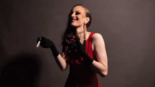 Gillian Rhodes Girl In The Red Dress GIF - Gillian Rhodes Girl In The Red Dress Not You GIFs
