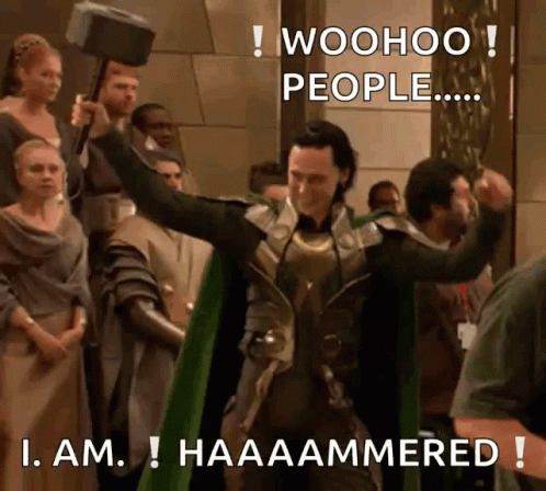 Tomh Hiddleston Loki GIF - Tomh Hiddleston Loki Hammered GIFs