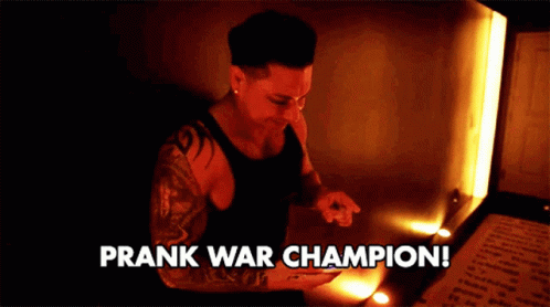 Prank War Champion Warrior GIF - Prank War Champion Warrior Champions GIFs
