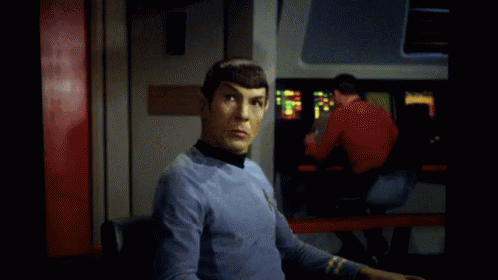 Spock Startrek GIF - Spock Startrek Shocked GIFs