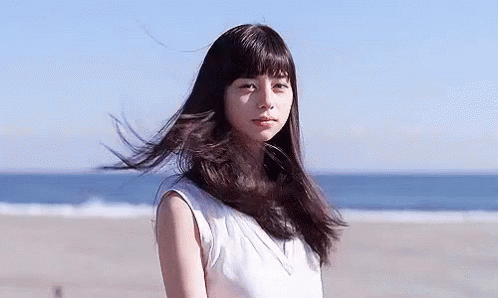 Ayami Nakajo GIF - Wind Effect Fierce Hair GIFs